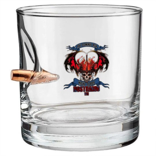 Discover Kriegshammer - Nostramo - Hail the Lord of the Night Variant Bullet Whiskey Glasses