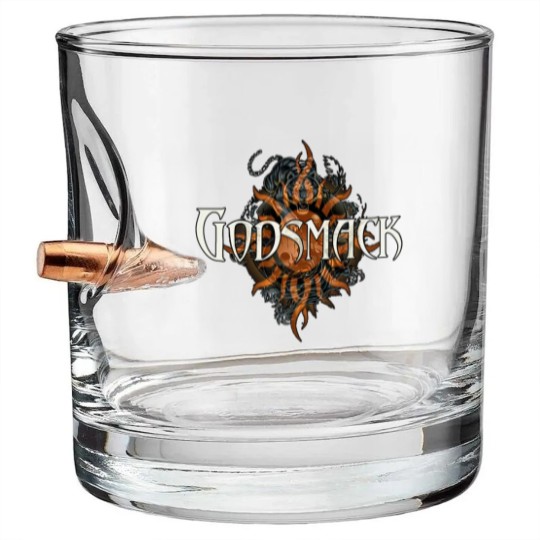 Discover Godsmack Bullet Whiskey Glasses, Godsmack With Staind 2023 Tour Bullet Whiskey Glasses, Godsmack Rock Band Tour Bullet Whiskey Glasses