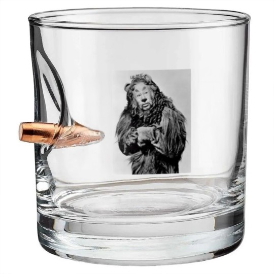 Discover Wizard of Oz Cowardly Lion Bullet Whiskey Glasses
