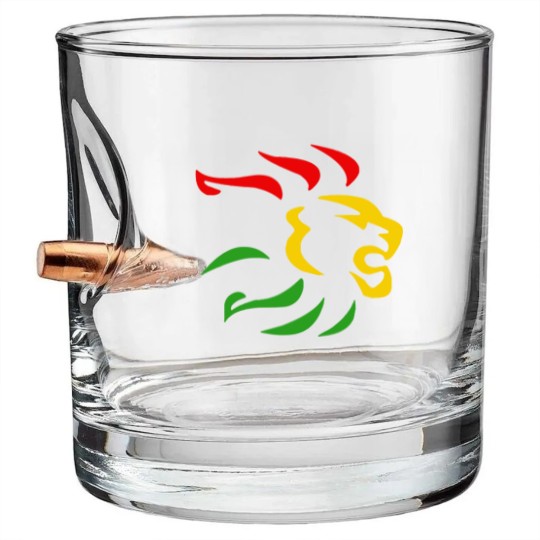 Discover Rasta Lion reggae Bullet Whiskey Glasses