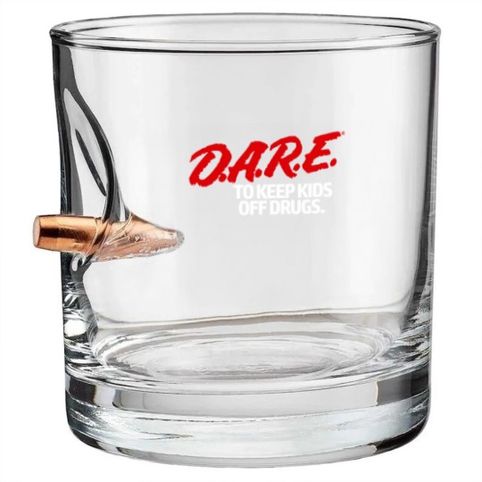 Discover Dare  - DARE Dare Vintage 90s Logo Bullet Whiskey Glasses