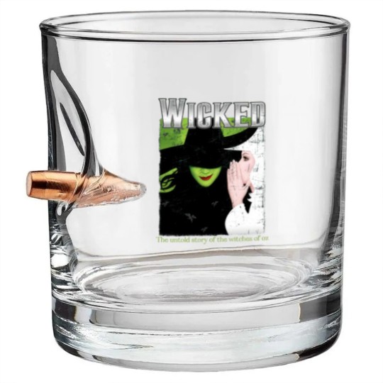 Discover Wicked Broadway A New Musical Bullet Whiskey Glasses, Wicked Bullet Whiskey Glasses