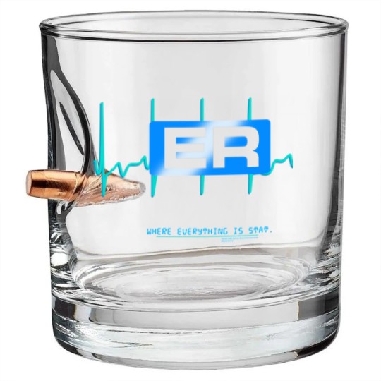 Discover Vintage Y2K ER TV Show Bullet Whiskey Glasses
