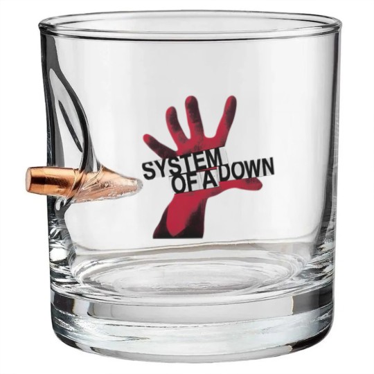 Discover SYSTEM OF DOWN Bullet Whiskey Glasses