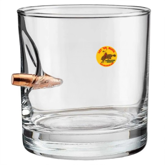 Discover Vintage Rodeo Let Er Buck Pendleton Oregon1925 00463 Bullet Whiskey Glasses