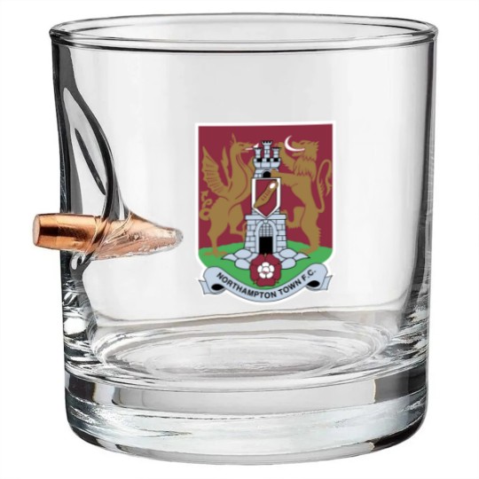 Discover northampton town football club logo Bullet Whiskey Glasses