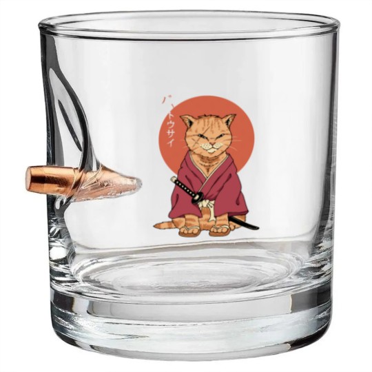 Discover Neko Battousai Bullet Whiskey Glasses