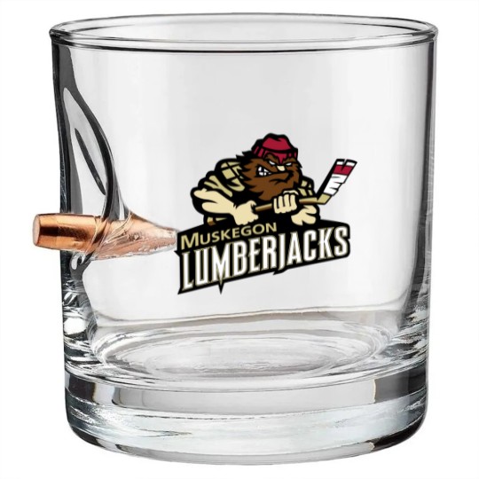 Discover Muskegon Lumberjacks Hockey Club Bullet Whiskey Glasses
