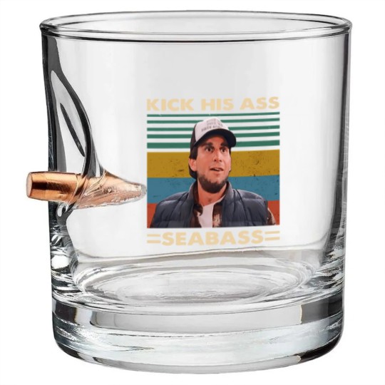 Discover Dumb And Dumber Kick His Asss Seabass Vintage Bullet Whiskey Glasses