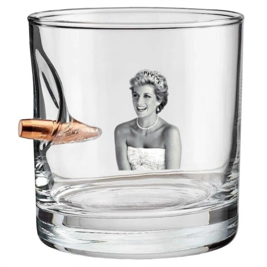Discover Princess of Wales Lady Diana Dynasty Di Bullet Whiskey Glasses Vintage Retro Meme Gift