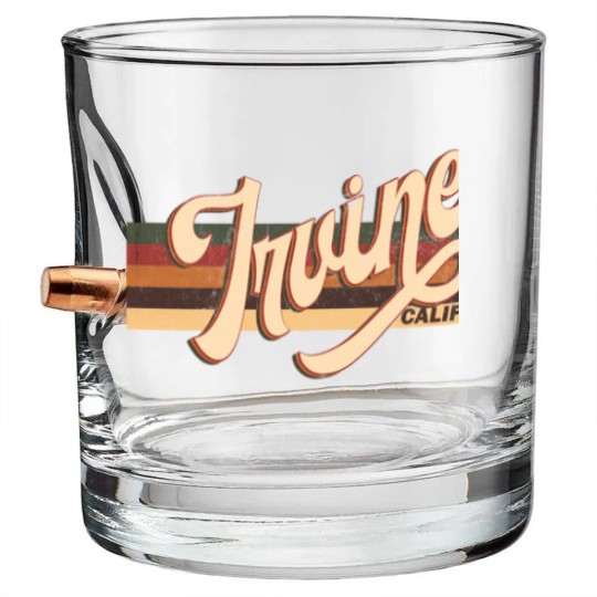 Discover Irvine California Retro Vintage 70s 80s Clothing - Irvine California - Bullet Whiskey Glasses