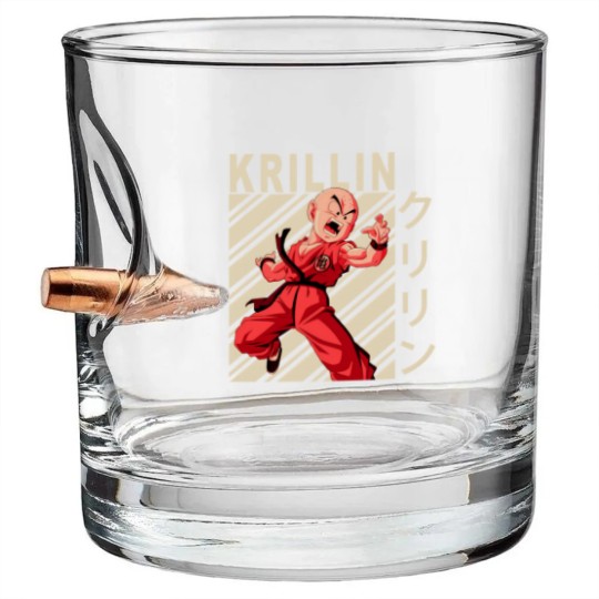 Discover Krillin - Vintage Artcompressed Bullet Whiskey Glasses