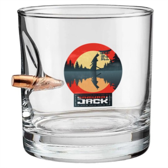 Discover Samurai Jack Fitted Scoop Bullet Whiskey Glasses