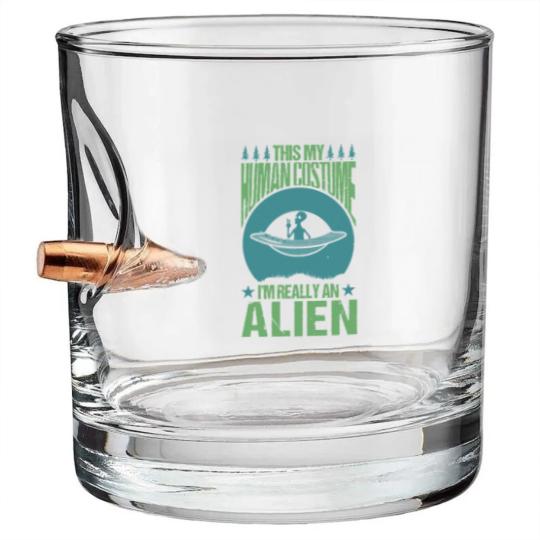 Discover Alien Alien Bullet Whiskey Glasses