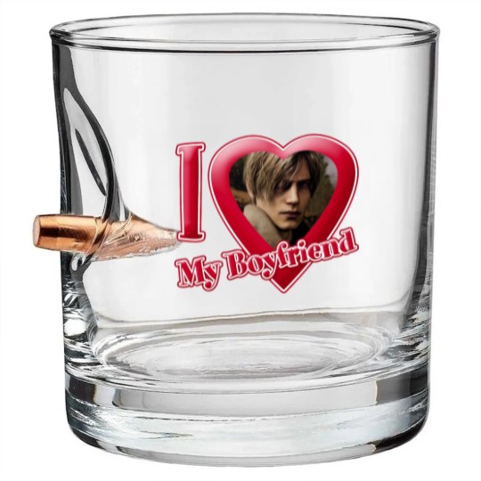 Discover I Love My Boyfriend Leon Kennedy Bullet Whiskey Glasses