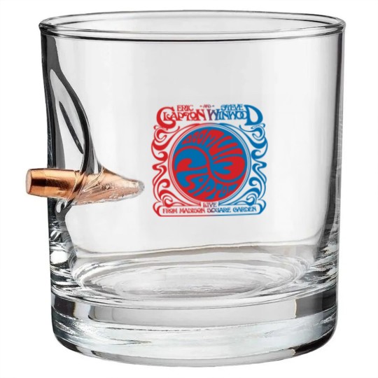 Discover Eric Clapton Steve Wiod Live from Madison Square Garden Bullet Whiskey Glasses
