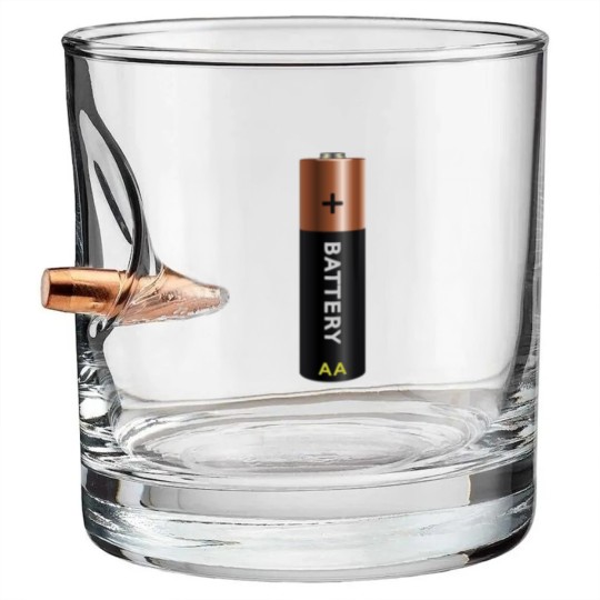 Discover battery AA Bullet Whiskey Glasses