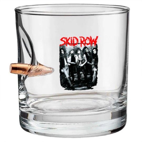 Discover Vintage Poster SKIDD ROW 90s Bullet Whiskey Glasses