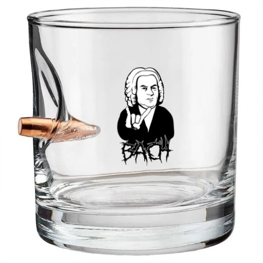 Discover Bach is Metal - Bach - Bullet Whiskey Glasses