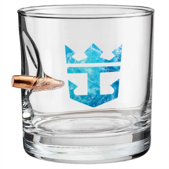 Discover Royal Caribbean Graphic Bullet Whiskey Glasses