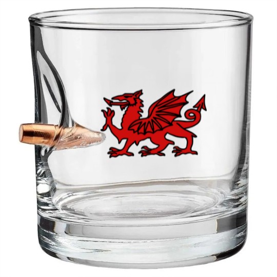 Discover Welsh Dragon Wales - Welsh Dragon - Bullet Whiskey Glasses