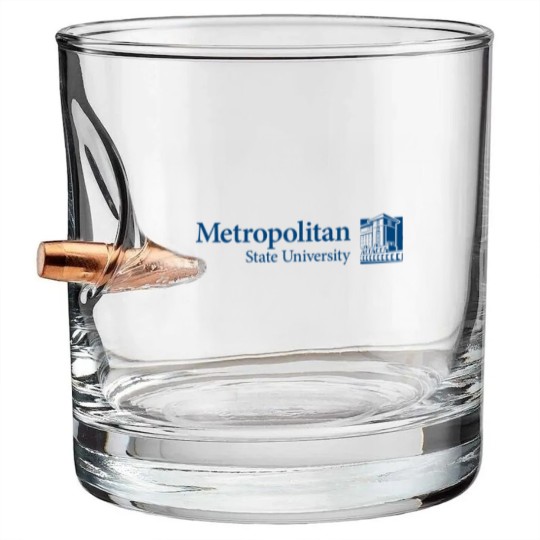 Discover Metropolitan State University (Metro State) Bullet Whiskey Glasses