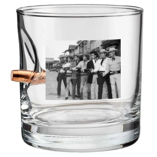 Discover 1950s western tv shows Classic Bullet Whiskey Glasses