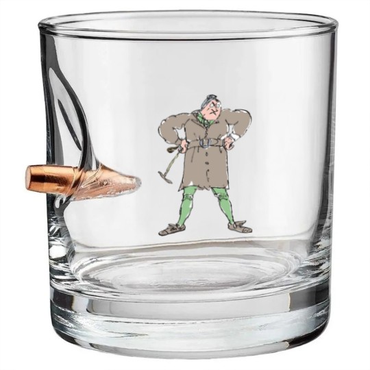 Discover Matilda - Miss Trunchbull - Roald Dahl _amp_ Quentin Blake Bullet Whiskey Glasses
