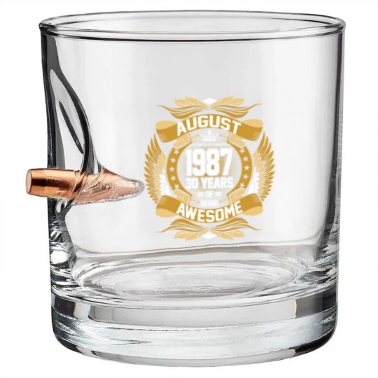 Discover August 1987 30 Years Of Being Awesome Bullet Whiskey Glasses