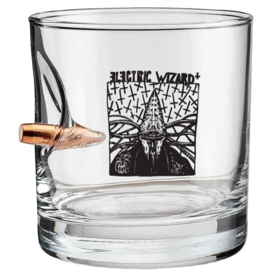 Discover Electric Wizard Sludge Metal Psychedelic Graphic P Bullet Whiskey Glasses