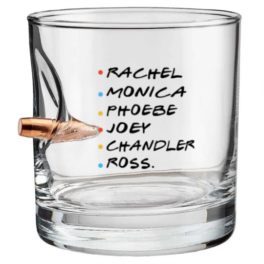 Discover rachel monica phoebe joey chadler ross hipster Bullet Whiskey Glasses
