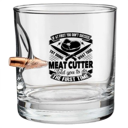 Discover Funny Meat Cutter Bullet Whiskey Glasses