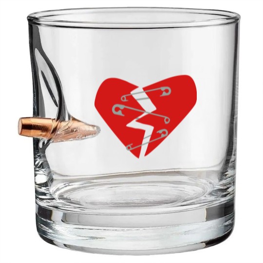 Discover Broken Heart Bullet Whiskey Glasses