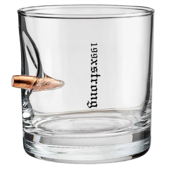 Discover 199x street wear design hip hop millennial design Bullet Whiskey Glasses