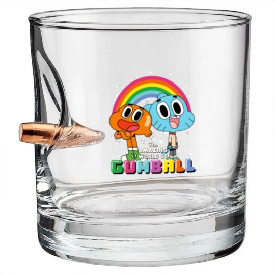 Discover CN The Amazing World Of Gumball Darwin Rainbo 0464 Bullet Whiskey Glasses