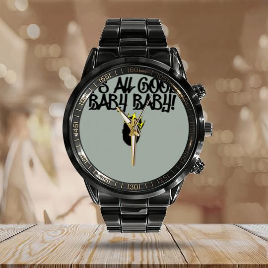Discover Notorious B.I.G - It's All Good Baby Baby! Calendar Steel Band Watch