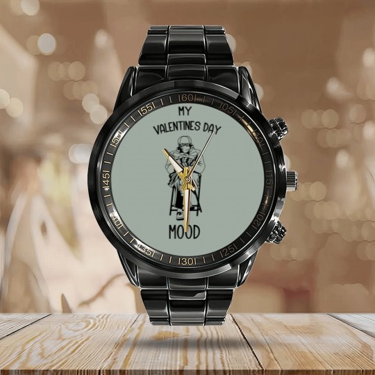 Discover Bernie Sanders Calendar Steel Band Watch, Bernie Mittens Mood, Funny Bernie Sanders Calendar Steel Band Watch