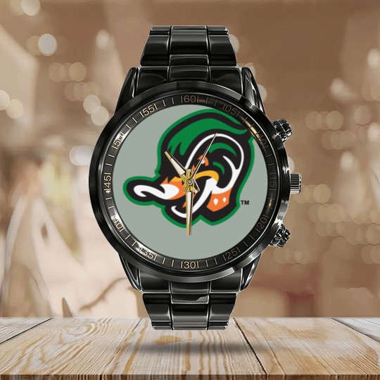 Discover Down East Wood Ducks Calendar Steel Band Watch