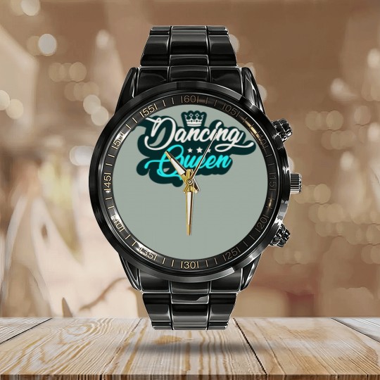 Discover dancin kween Disco Dance Party Girl 70s Gift Calendar Steel Band Watch