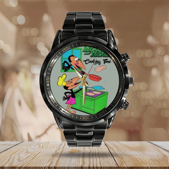 Discover Heckle And Jeckle heckle and jeckle cooking time Calendar Steel Band Watch