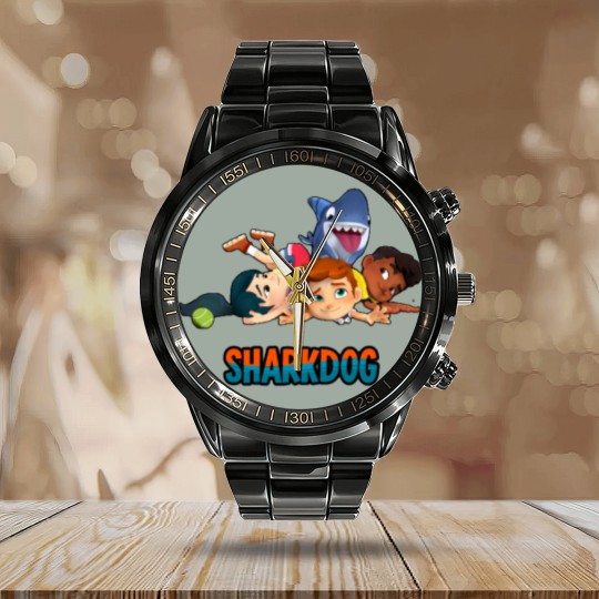 Discover Sharkdog Netflix animationSharkdog Netflix animation Calendar Steel Band Watch