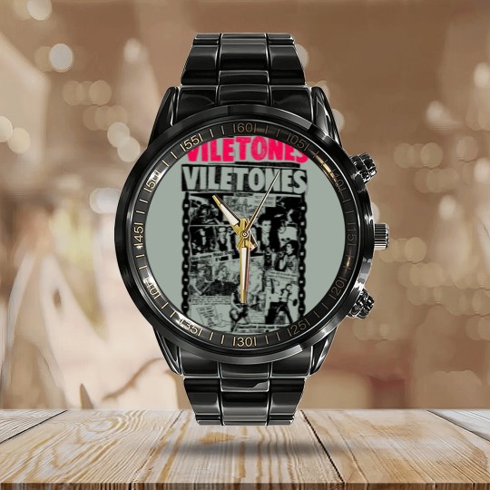 Discover Viletones Calendar Steel Band Watch Vintage Calendar Steel Band Watch