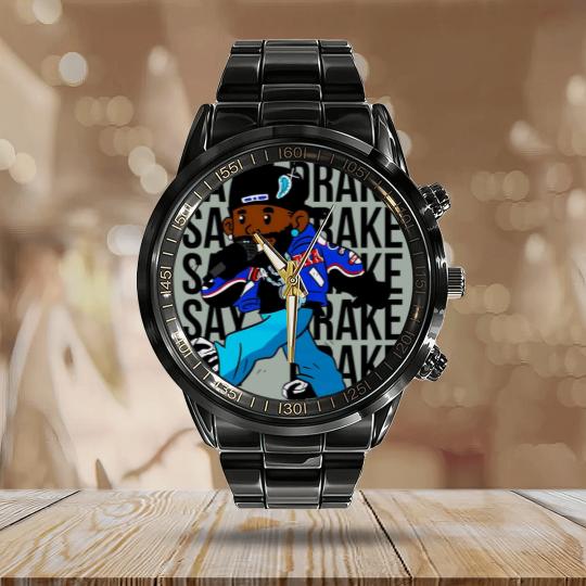 Discover Hip-Hop Feud 2025 – Kendrick Lamar x Drake Animated Calendar Steel Band Watch