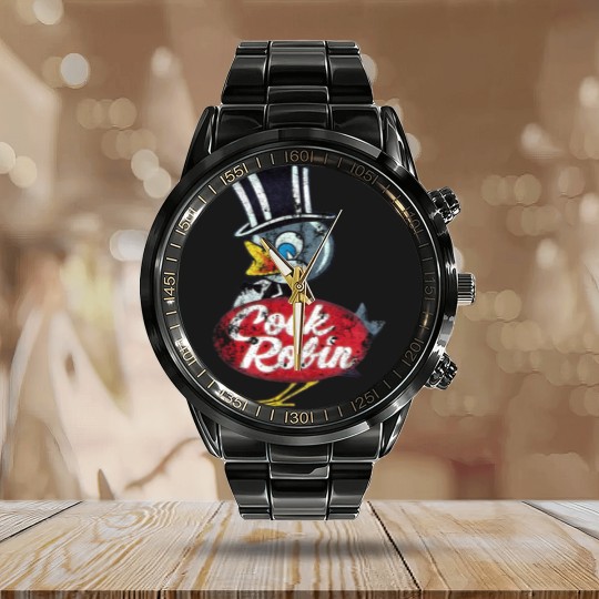 Discover Cock Robin Calendar Steel Band Watch