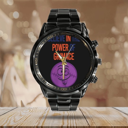 Discover Grimace Mets Calendar Steel Band Watch up to 5xl | NY Mets Humorous Gift, New York Baseball Winning Streak Fan Lucky Charm McD's Grimace, Orange and blue, Truth