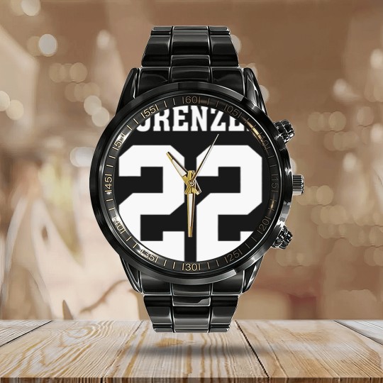 Discover Lorenzen 22 Hefty-Lefty Legend Football College Jared 2 Sides Calendar Steel Band Watch