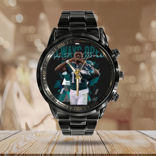Discover AJ Brown Calendar Steel Band Watch