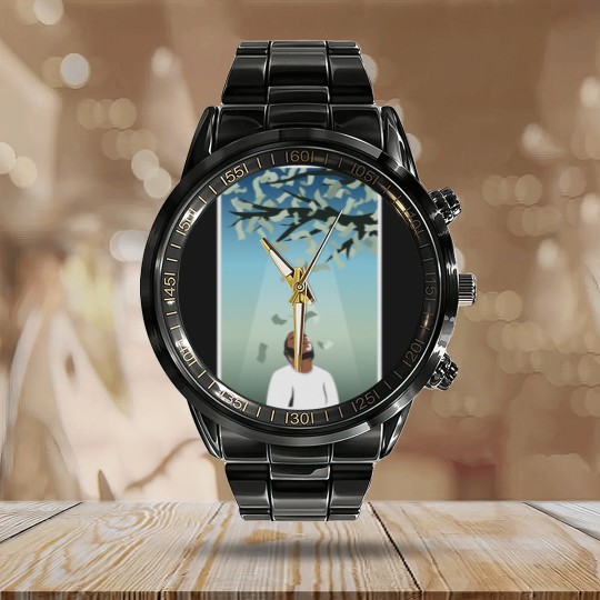 Discover Kendrick Lamar - Money Trees(2) Schoolboy Q Schoolboy Q Schoolboy Q Calendar Steel Band Watch
