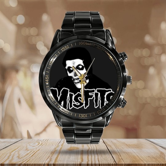 Discover The Misfits-Band Misfits-Band Calendar Steel Band Watch