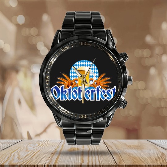 Discover Oktoberfest Inspired Design for German Oktoberfest Calendar Steel Band Watch